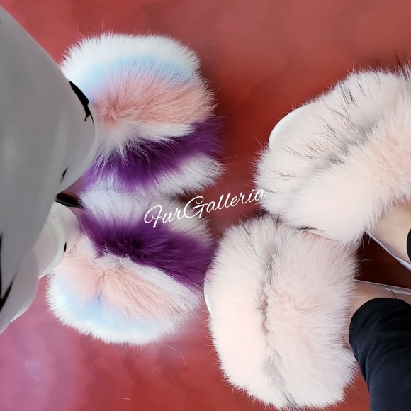 little girl fur slides